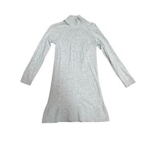 NWOT Lululemon Women's Gray Mock Neck Sweater Dress Size 6 Knee Length